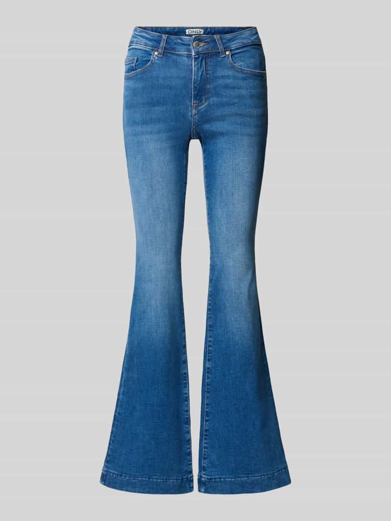 Only Mid waist bootcut jeans van katoenmix model 'BLUSH'