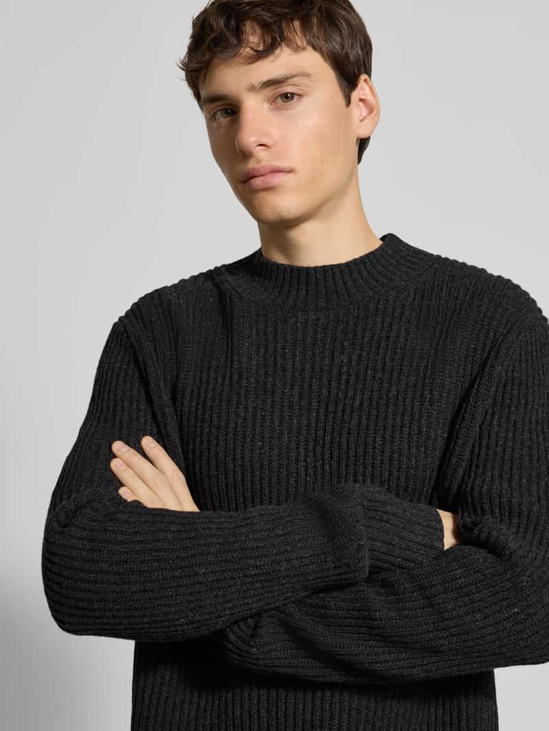 G-Star Raw Gebreide pullover met ribboorden