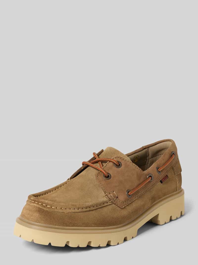 Bootsschoenen van gecoat leer model 'Cleyhill'