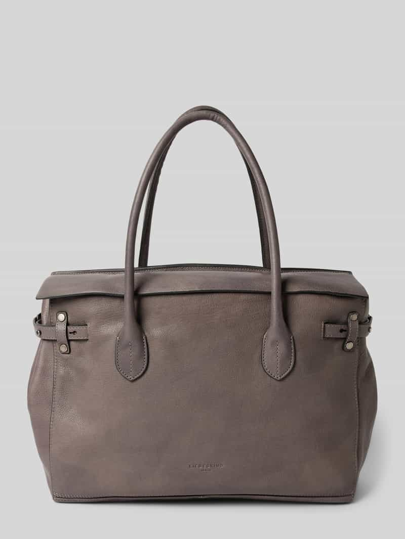 Liebeskind berlin Handtas van leer met labeldetail, model 'GLORIA'