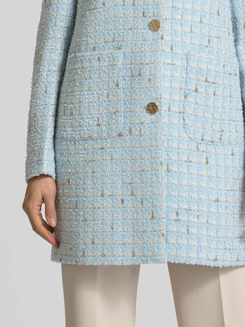 Christian Berg Woman Selection Lange blazer met knoopsluiting