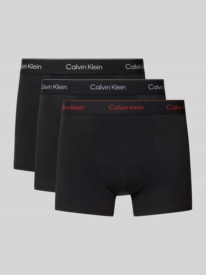 Calvin Klein Underwear Boxershort met elastische band met logo in een set van 3 stuks