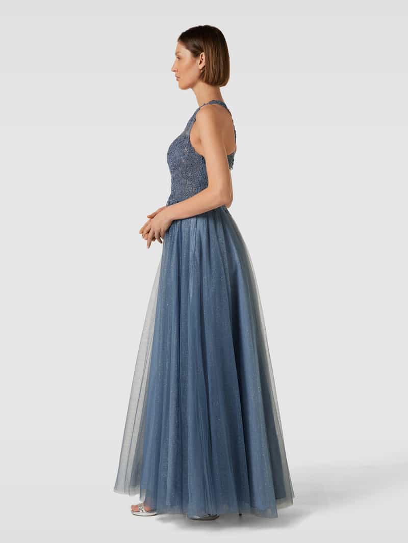 Avondjurk met halter Mascara