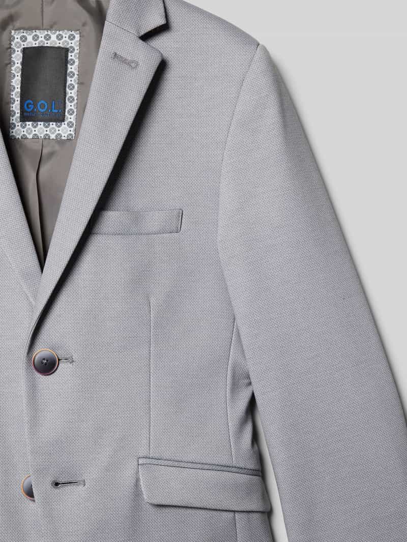 G.O.L. Slim fit blazer met reverskraag