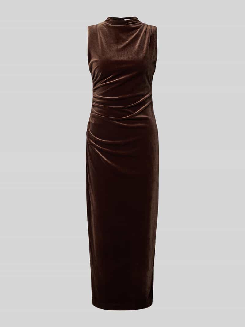 Jake*s Cocktail Slim fit cocktailjurk met plooien