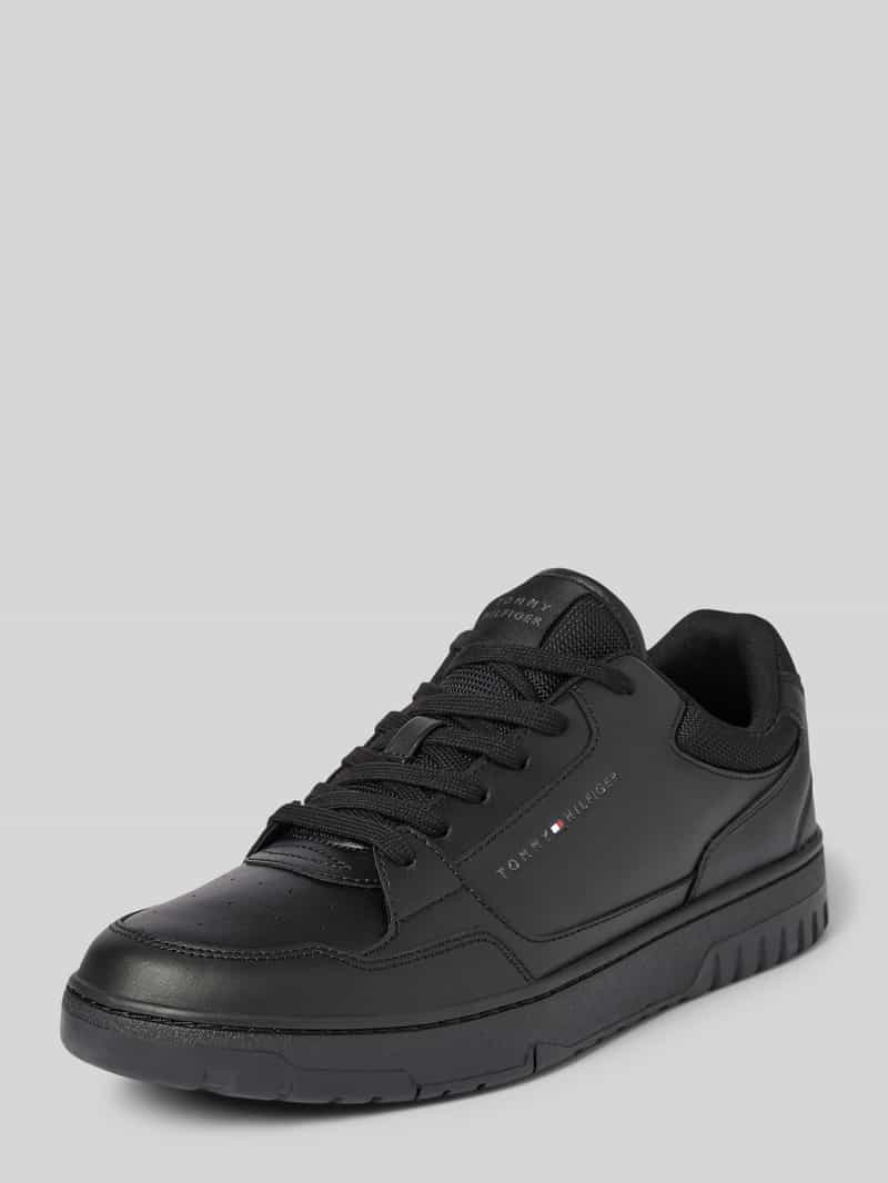 Tommy Hilfiger Sneakers van leer met labeldetail