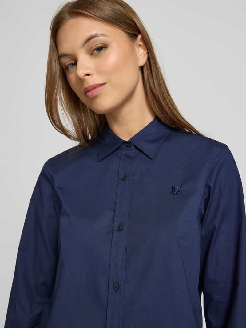 HUGO Overhemdblouse met labelstitching