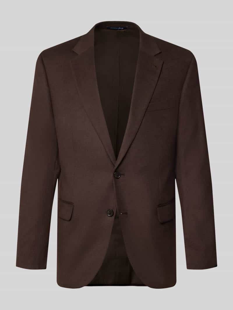 Christian Berg Men Slim fit 2-knoops colbert met klepzakken