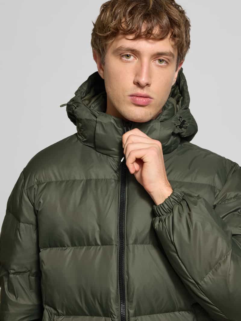 Tommy Jeans Regular fit donsjack met stitching