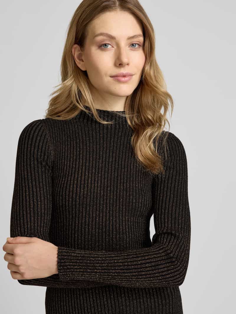 Forever New Midi-jurk van viscosemix in riblook