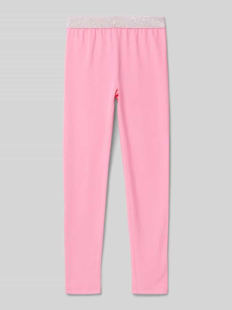 s.Oliver RED LABEL Regular fit legging met elastische glitterband