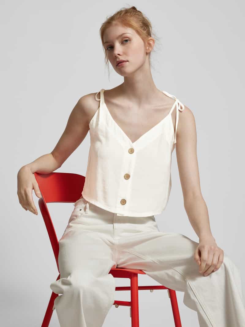 Only Top met bandjes met knoopsluiting model 'FAVOR'