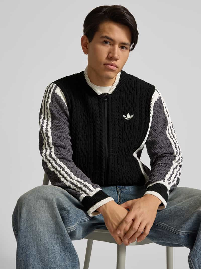 adidas Originals Gebreid jack met ritssluiting