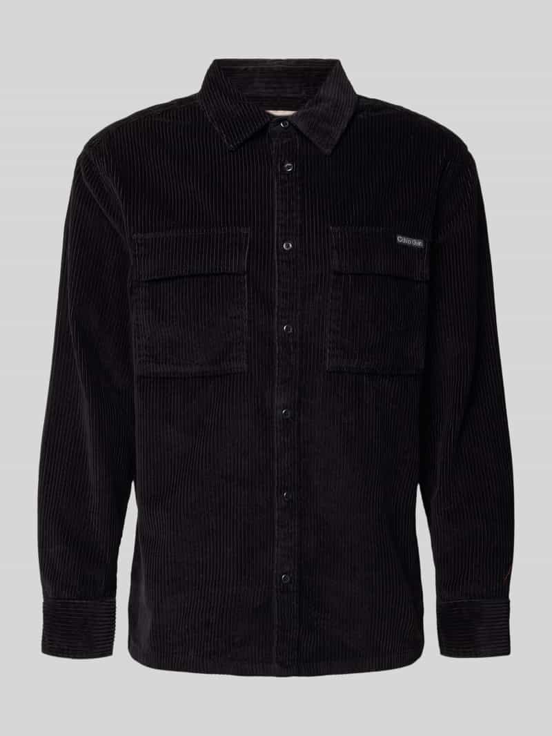 Calvin Klein Jeans Relaxed fit vrijetijdsoverhemd in ribcordlook model 'Roy'