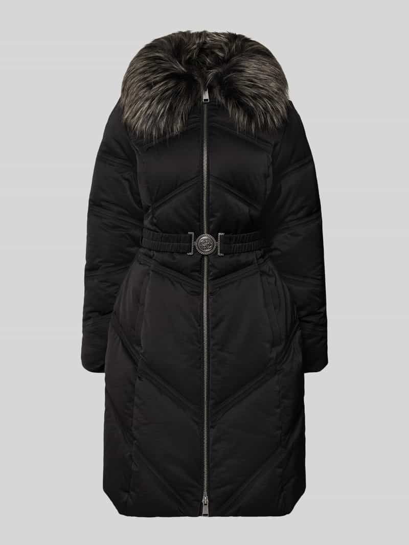 Guess Gewatteerd jack met riem model 'ALIENOR'