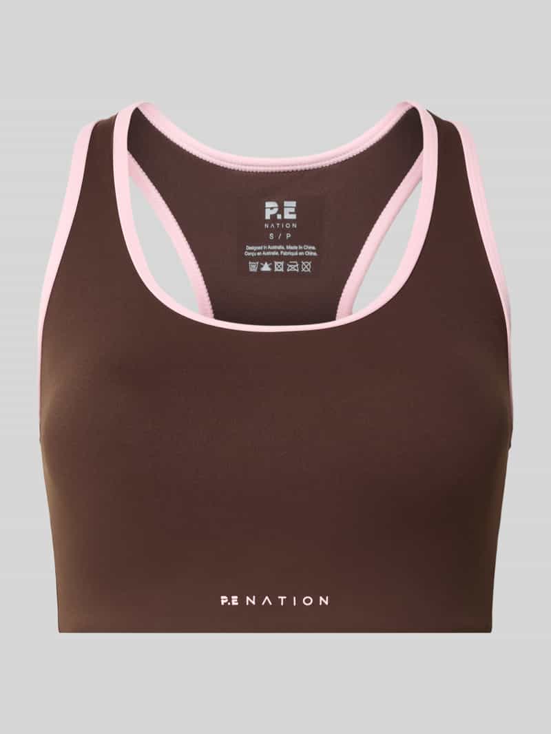 P.E Nation Sportbeha met labelprint model 'STELLAR'