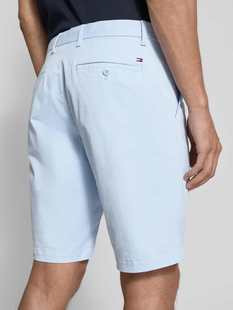 Tommy Hilfiger Relaxed fit korte chino van een mix van katoen en elastaan