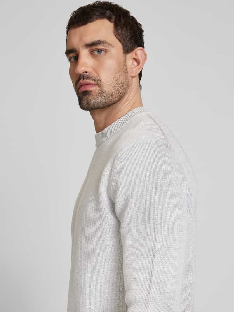 Selected Homme Gebreide pullover met ronde hals model 'DANE'