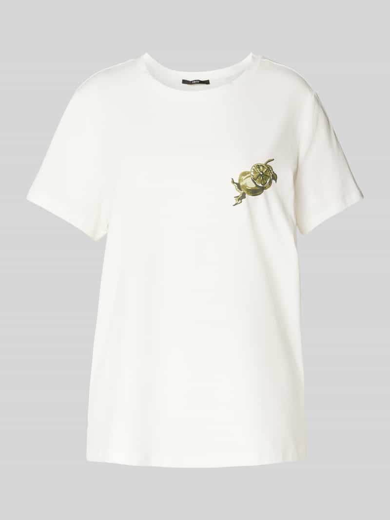 Zero T-shirt met motiefprint