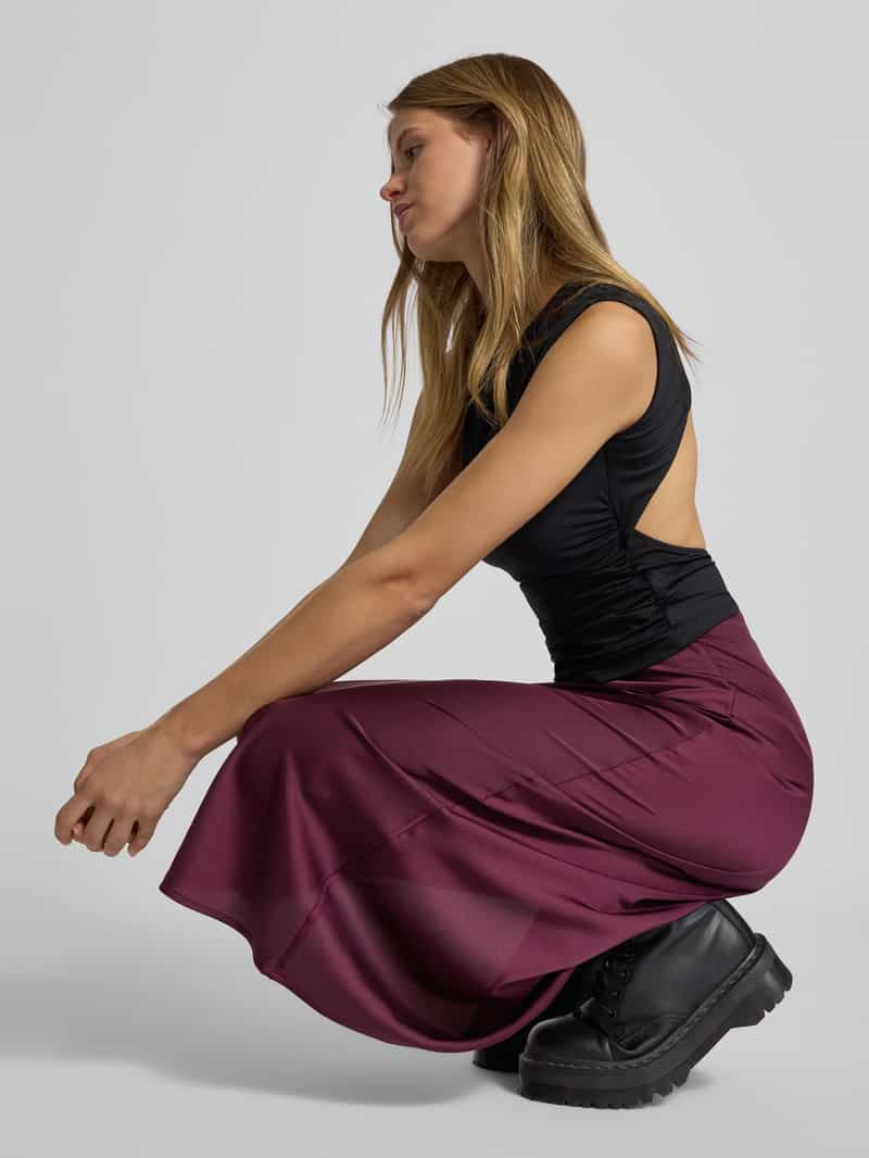 Only Knielange rok met all-over motief model 'CHIGO'