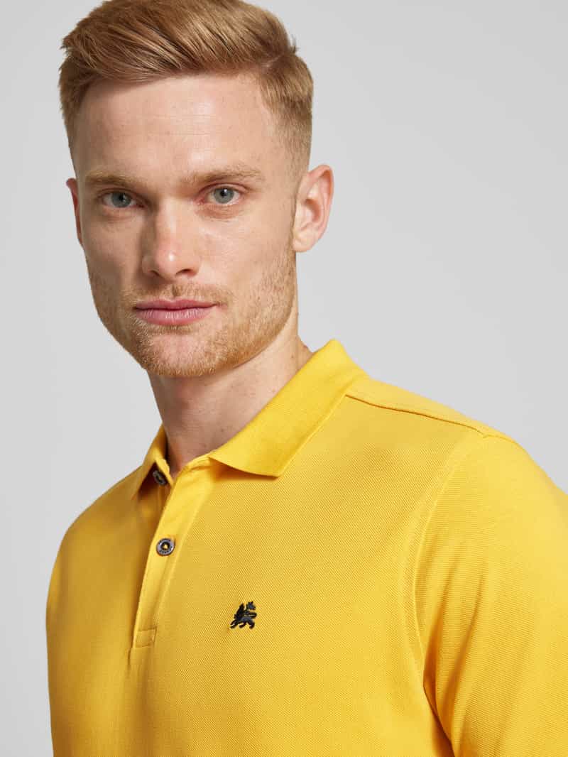 Lerros Poloshirt met labelstitching