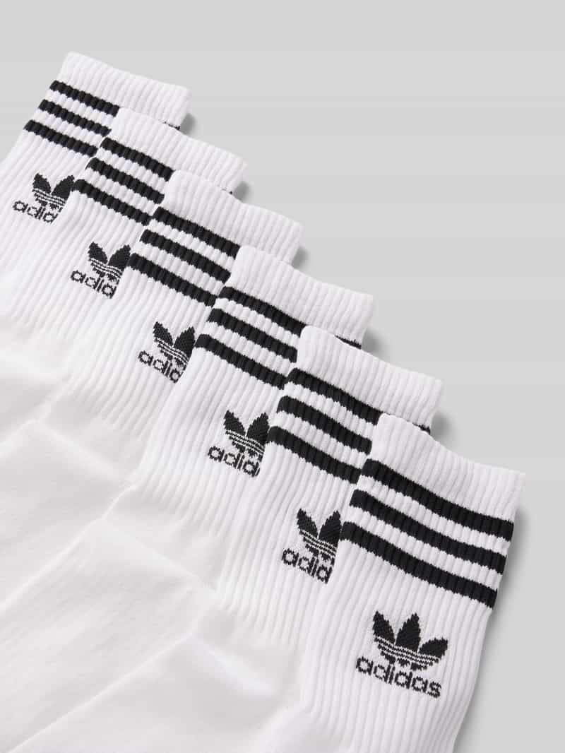 adidas Originals Sokken met labeltypische strepen in een set van 6 paar