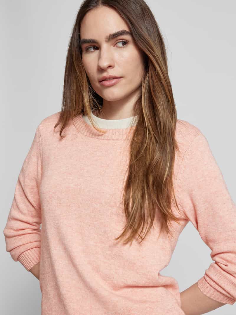 Vila Gebreide pullover met ronde hals model 'Viril'