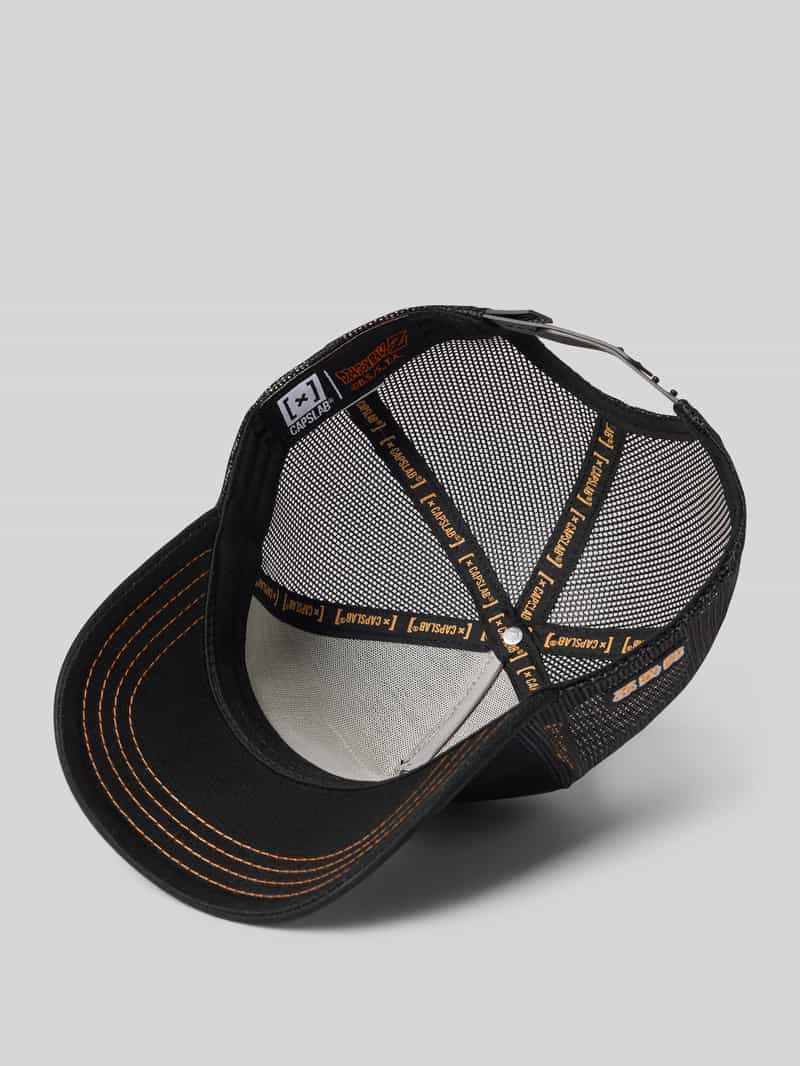 Capslab Baseballpet met motiefstitching