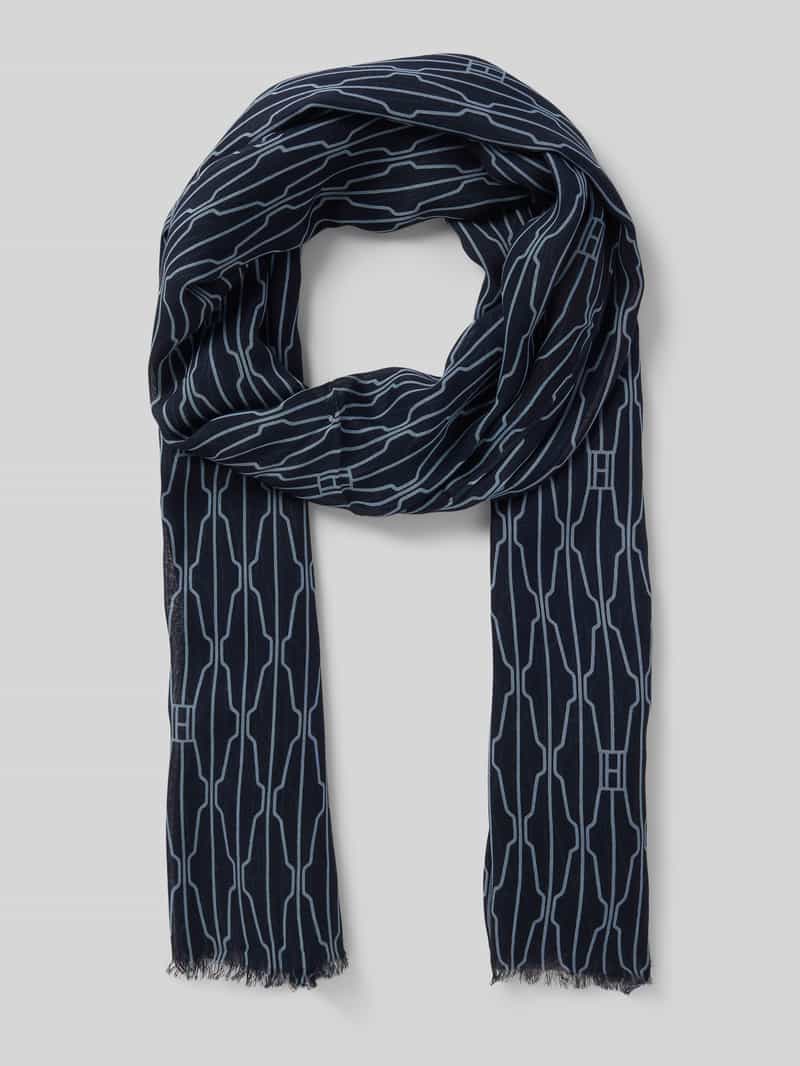 Tommy Hilfiger Sjaal met korte franjes
