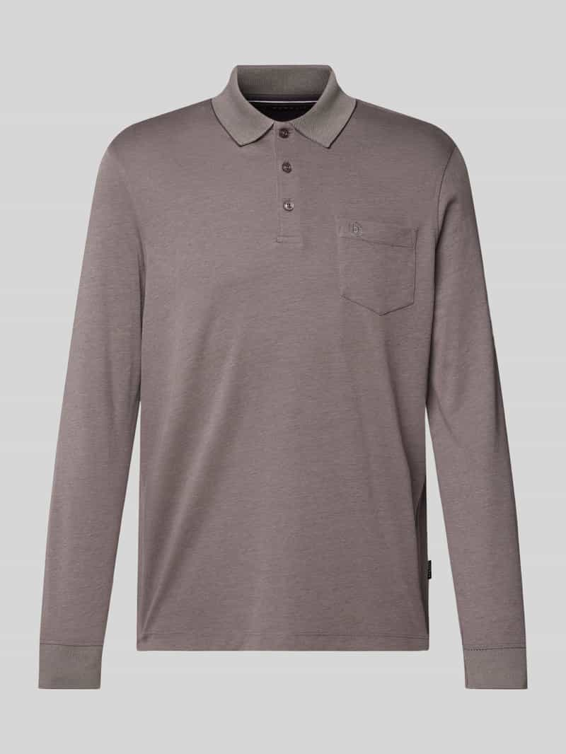 Bugatti Regular fit poloshirt met katoen