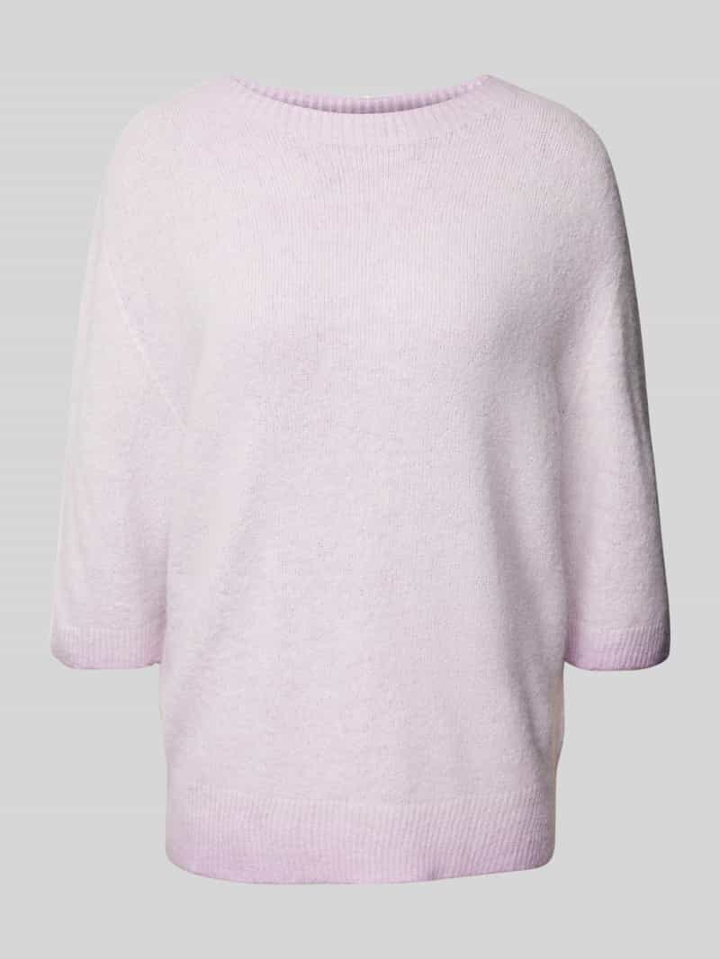 Oui Gebreide pullover met 3 4-mouwen