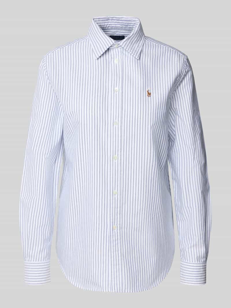 Polo Ralph Lauren Regular fit overhemdblouse met logostitching