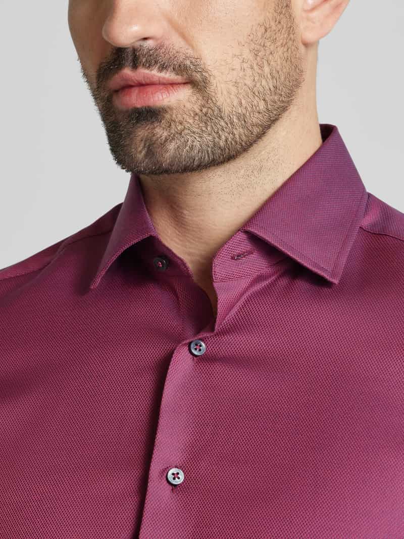 Eterna Slim fit zakelijk overhemd met knoopsluiting