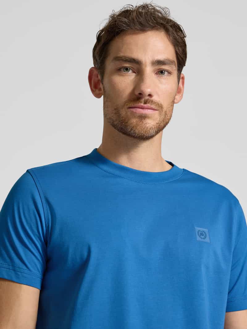Lerros T-shirt met labeldetail