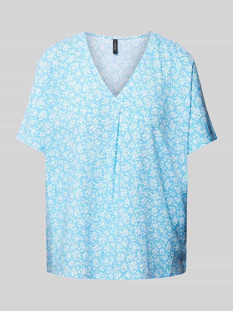 Vero Moda Loose fit blouseshirt van viscose met V-hals model 'EASY'