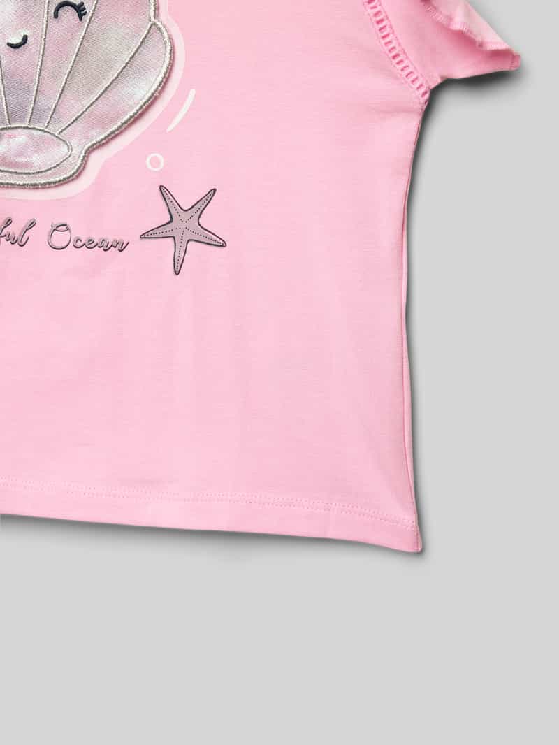 name it T-shirt met statementprint model 'SEA'