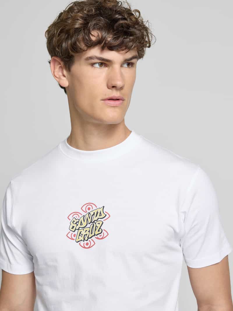 Santa Cruz T-shirt met labelprint