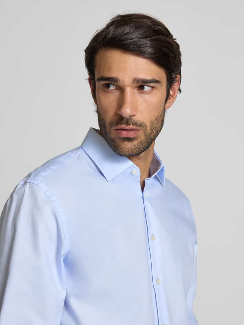 Jake*s Slim fit zakelijk overhemd met extra lange mouwen