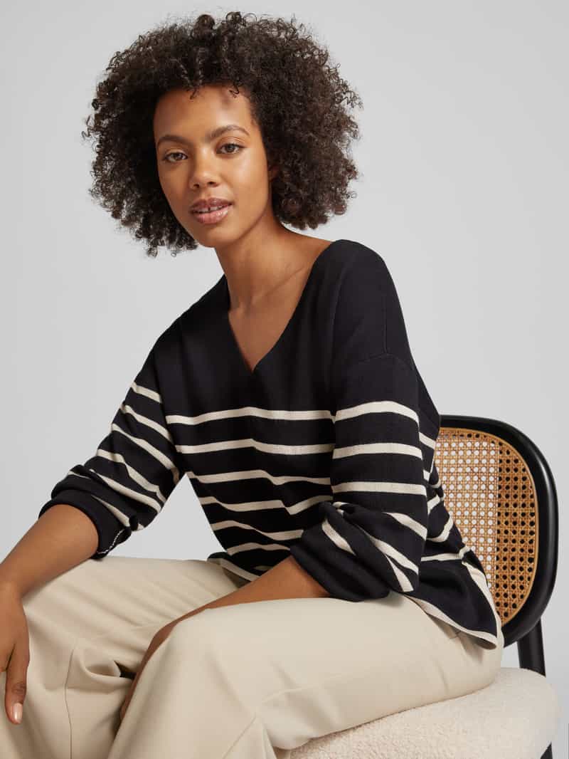 Vila Gebreide pullover met V-hals
