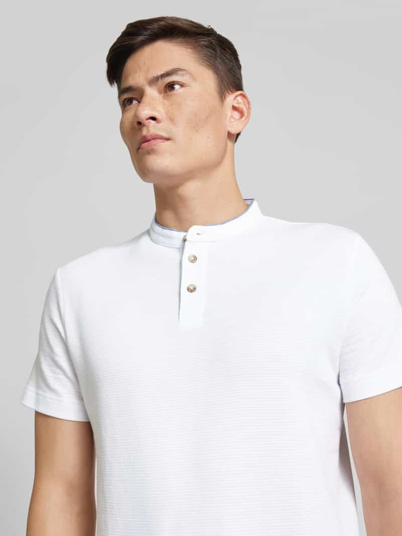 Tom Tailor Regular fit poloshirt met structuurmotief