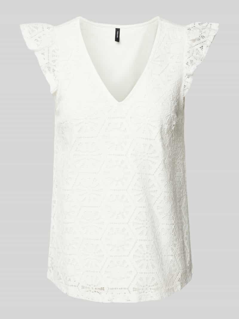 Vero Moda Blousetop met etskanteffect, model 'HONEY LULU'