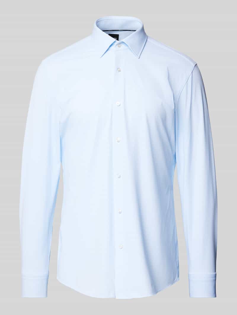 Boss Slim fit zakelijk overhemd met kentkraag model 'Hank'