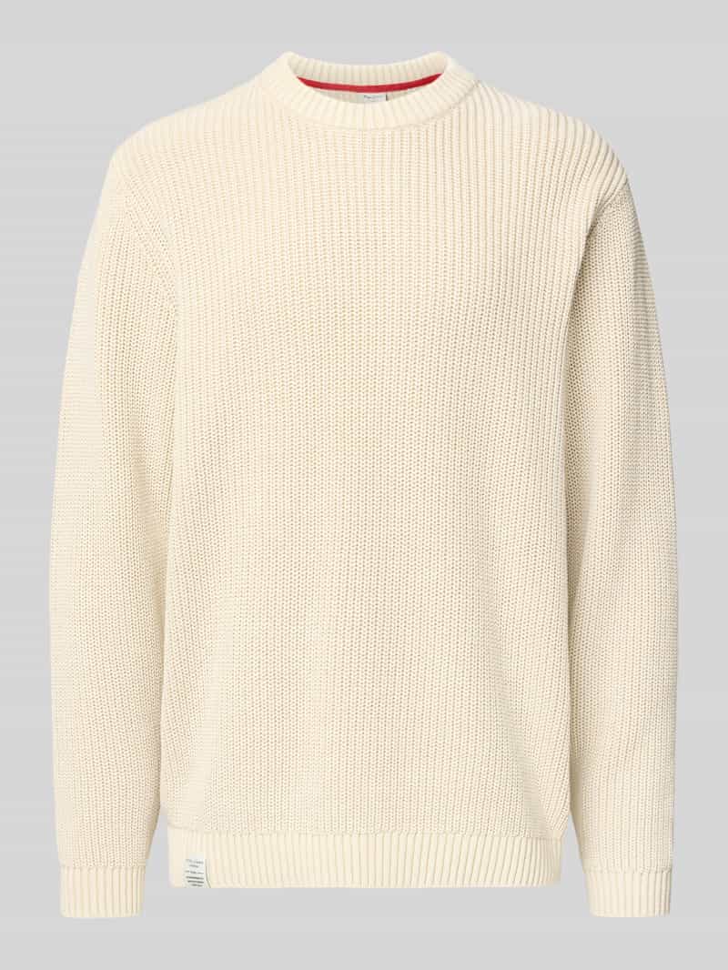 Pepe Jeans Regular fit pullover van puur katoen model 'PARKER CREW'