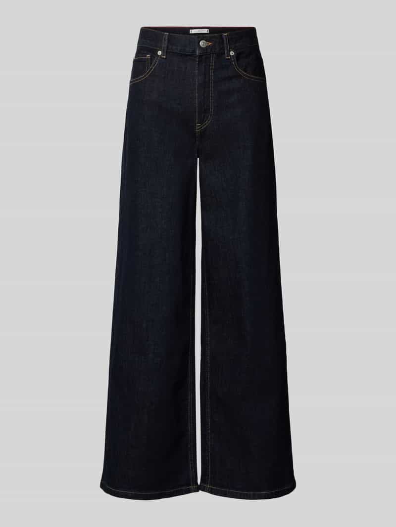 Tommy Hilfiger Wide leg jeans van katoenmix