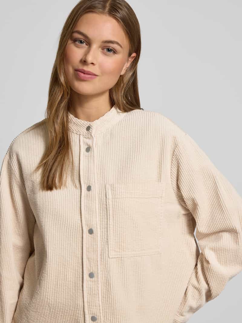 Opus Relaxed fit overhemdblouse met borstzak model 'Falve'