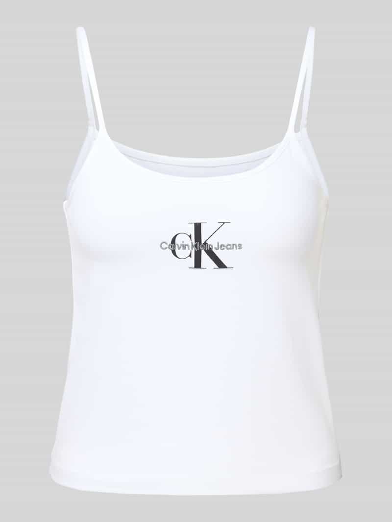 Calvin Klein T-shirt MONOLOGO STRAPPY TANK TOP