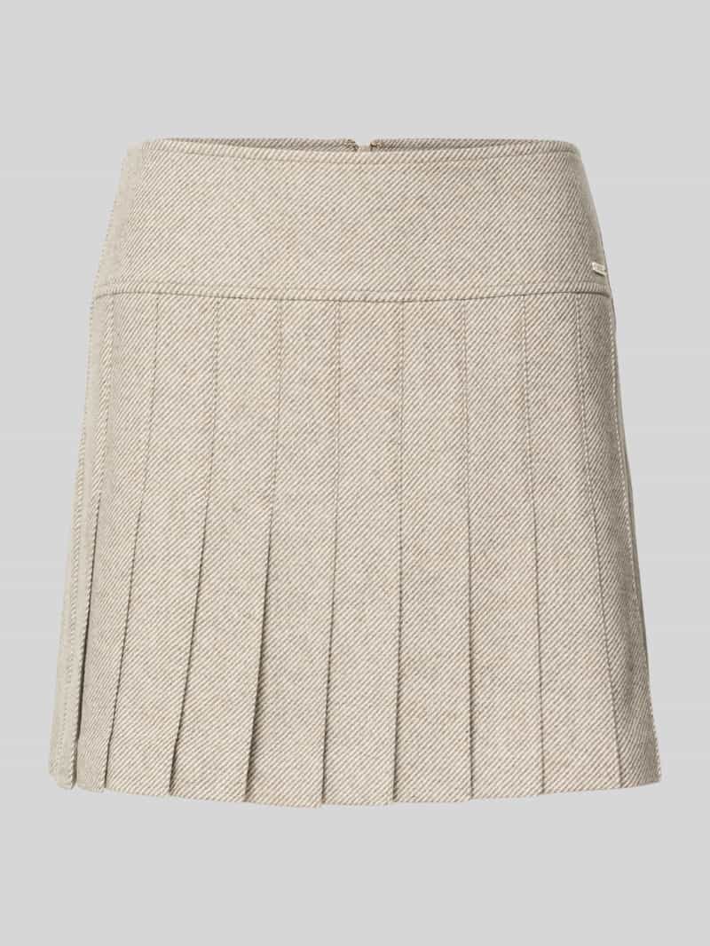 Armani Exchange Plooirok met labeldetail