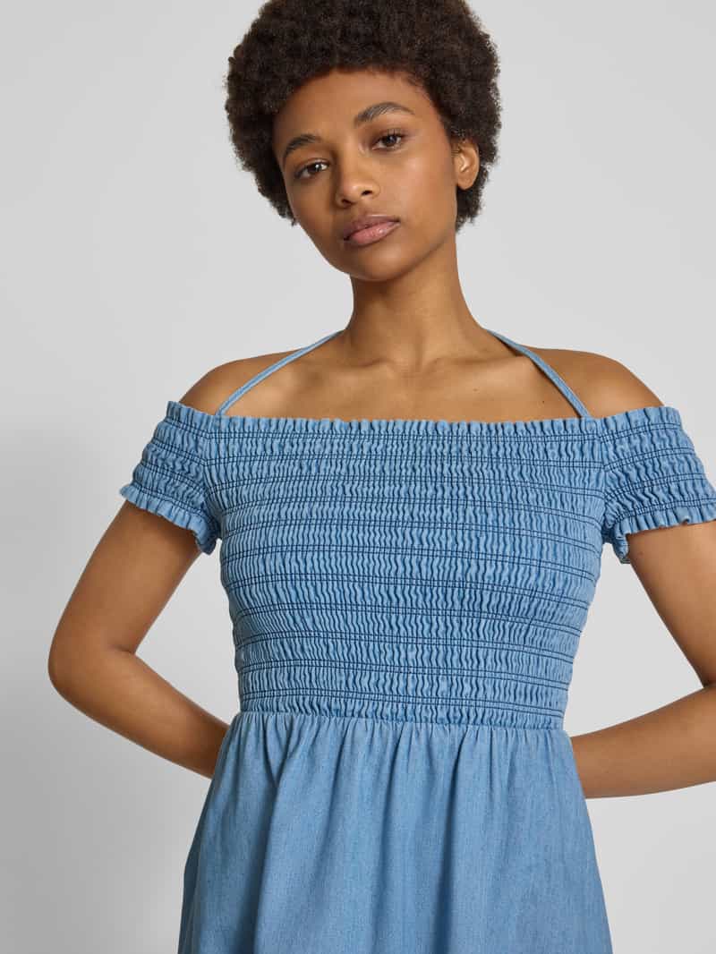 Tommy Jeans Getailleerde mini-jurk van puur katoen
