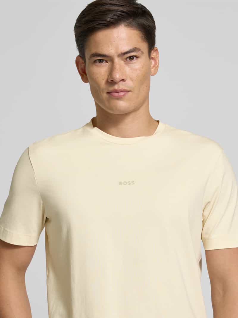 Boss Orange Regular fit T-shirt van katoenmix