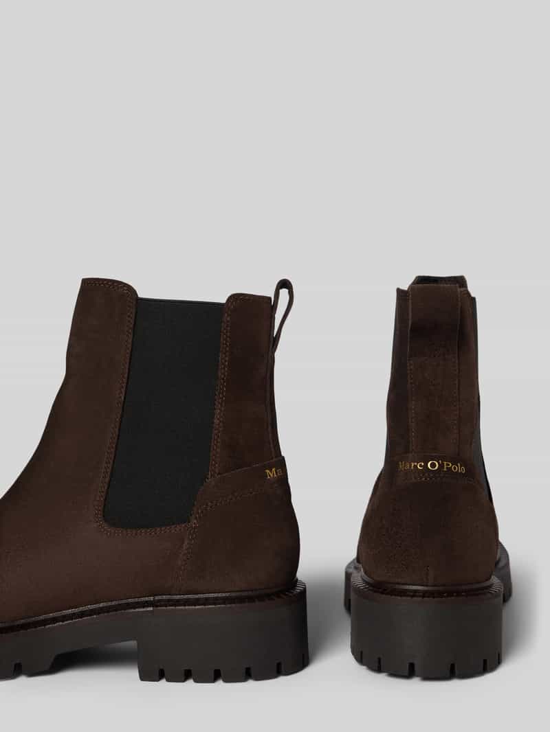 Marc O'Polo Chelsea boots van echt suède model 'PHIA'